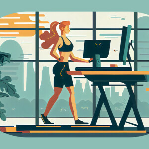 Bieżnia biurkowa przy pracy siedzącej – czy to ma sens?