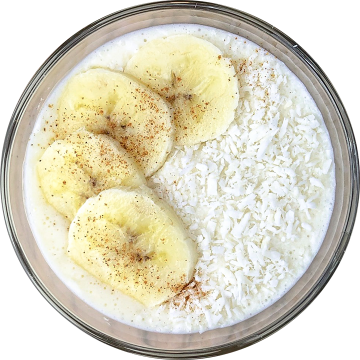 Proteinowy koktajl bananowo-kokosowy